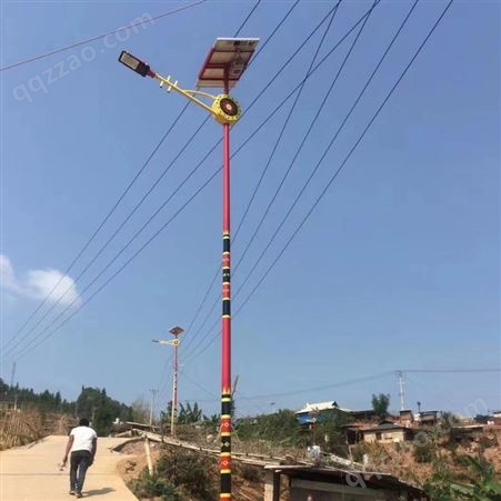 照明 农村照明工程 太阳能回纹路灯 支持定制