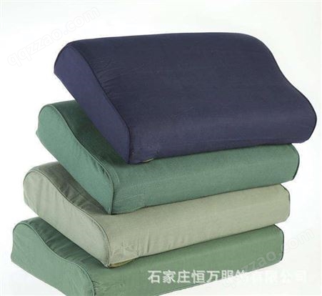 恒万服饰 军训学生学校 硬质棉高低枕头 硬质枕柔软透气