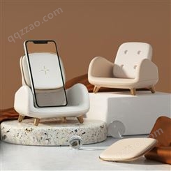 janpim简品沙发靠椅无线充电器桌面便携ISO安卓手机15W快充支架